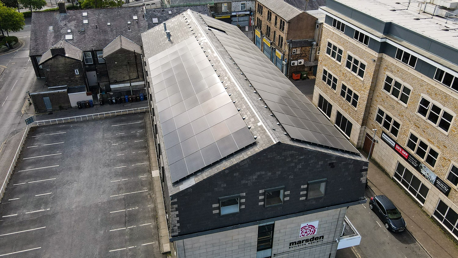 Marsden Building Society solar installation