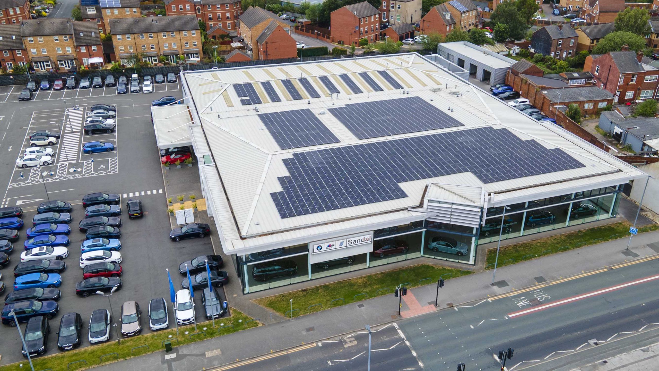 Sandal Wakefield BMW solar installation