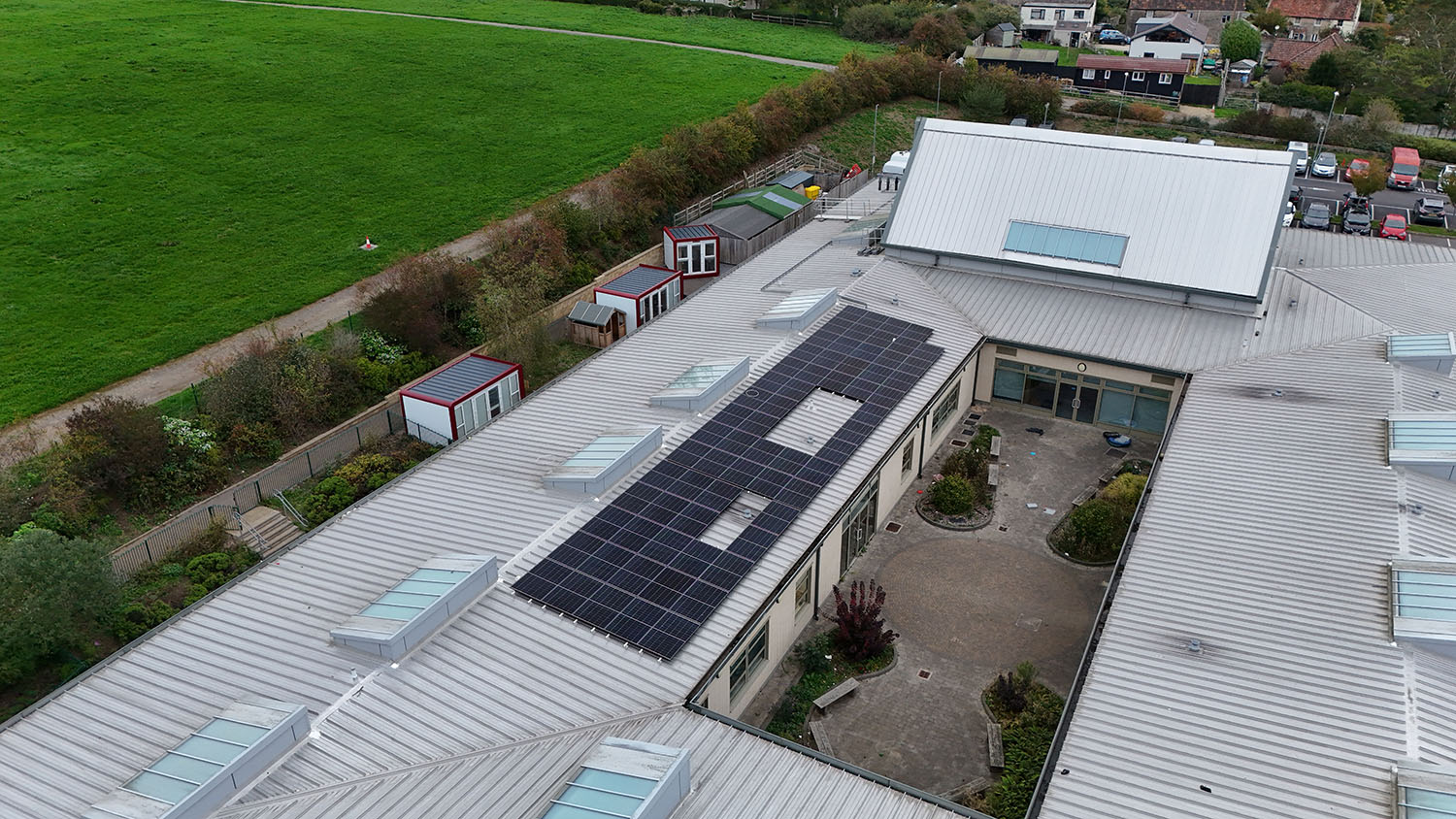 The Mendip School solar installation