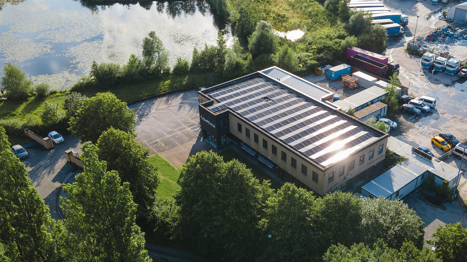 Swift Dental solar installation