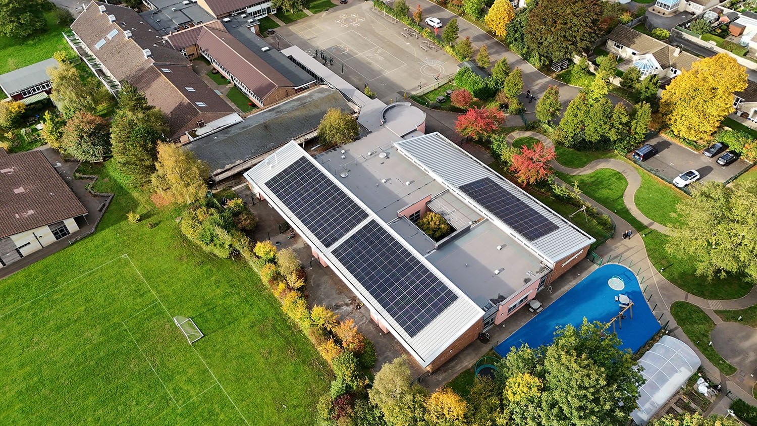 Fosse Way School solar installation