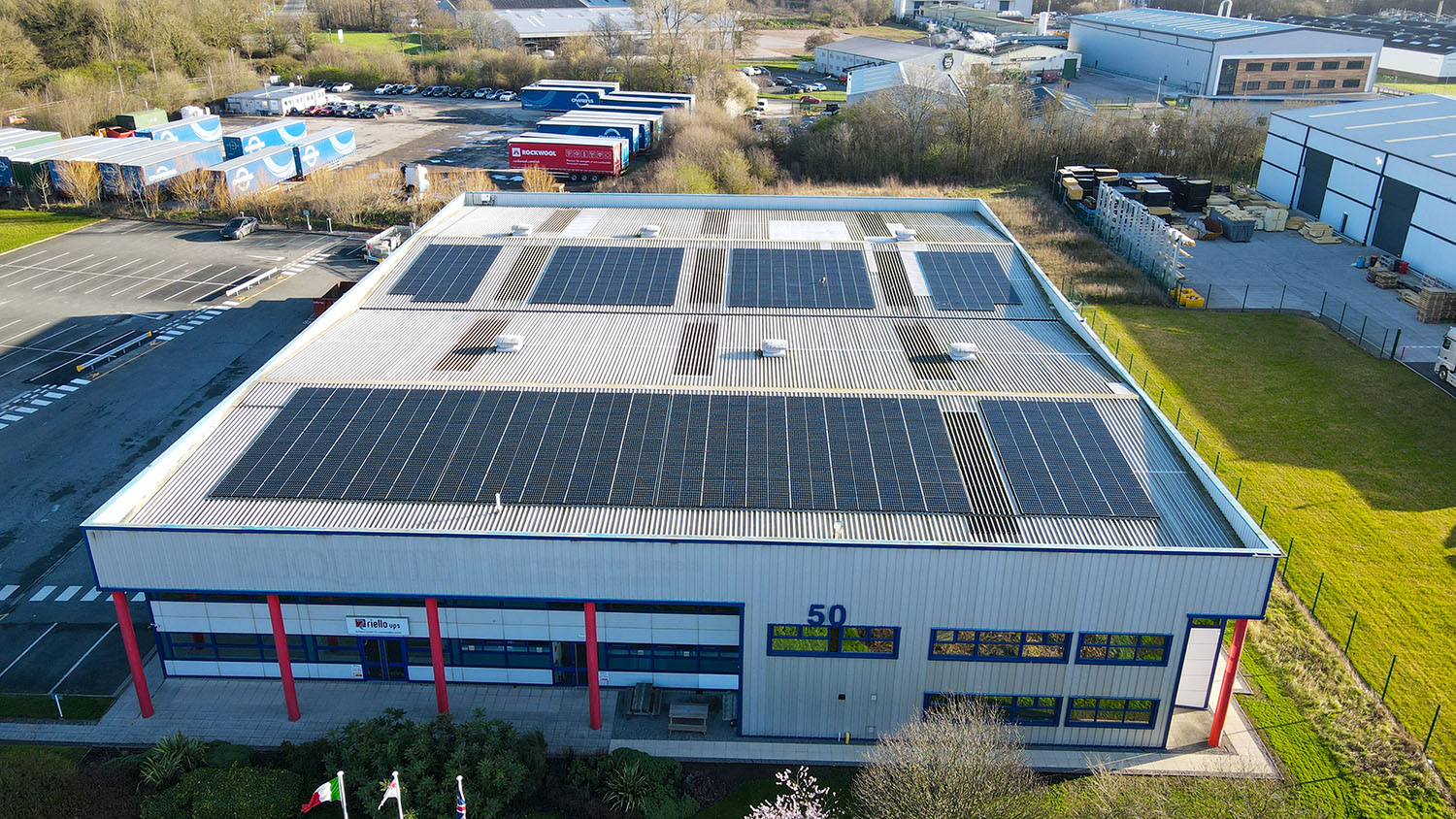 Riello UPS solar installation