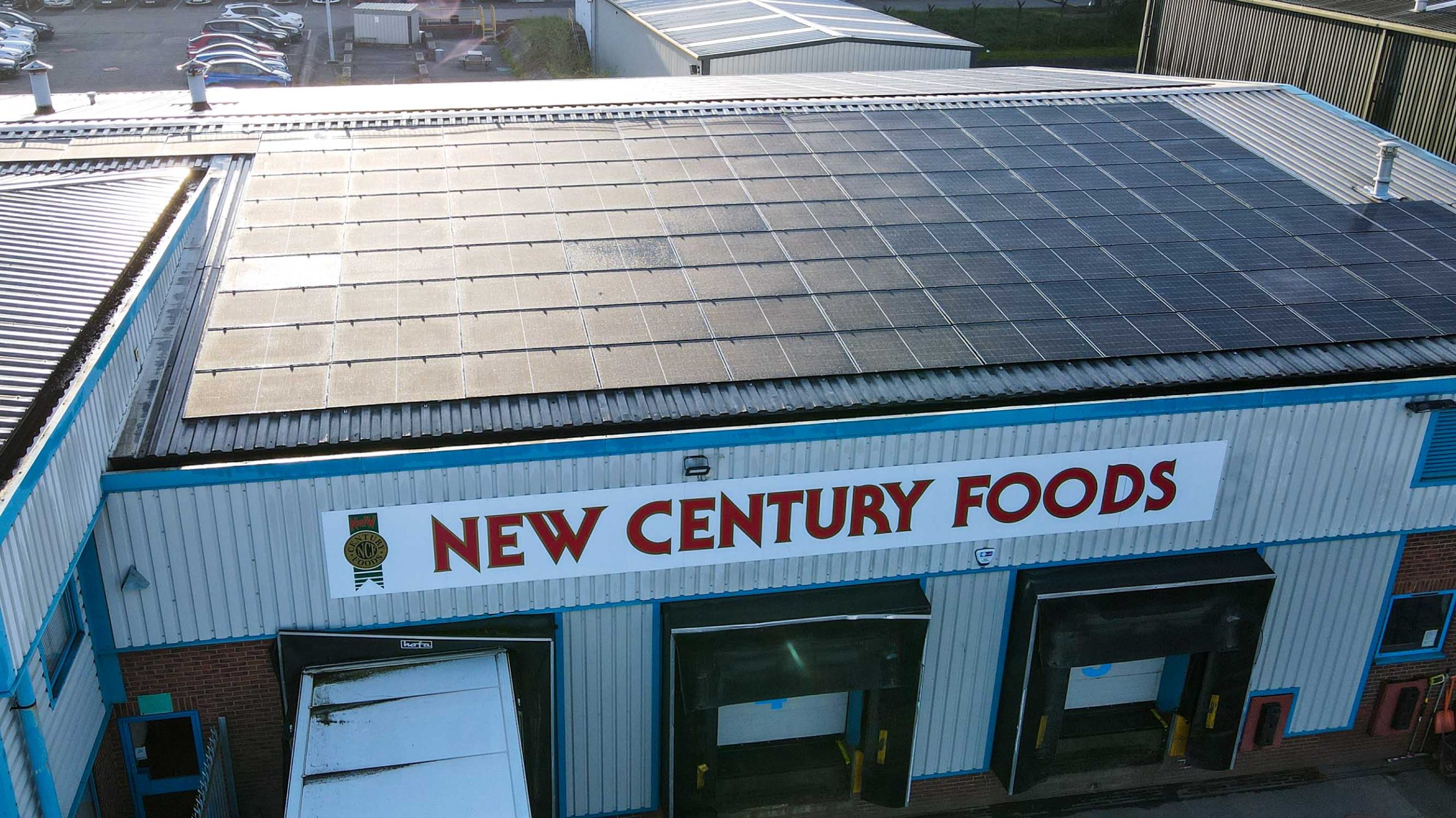 New Century Foods solar installation
