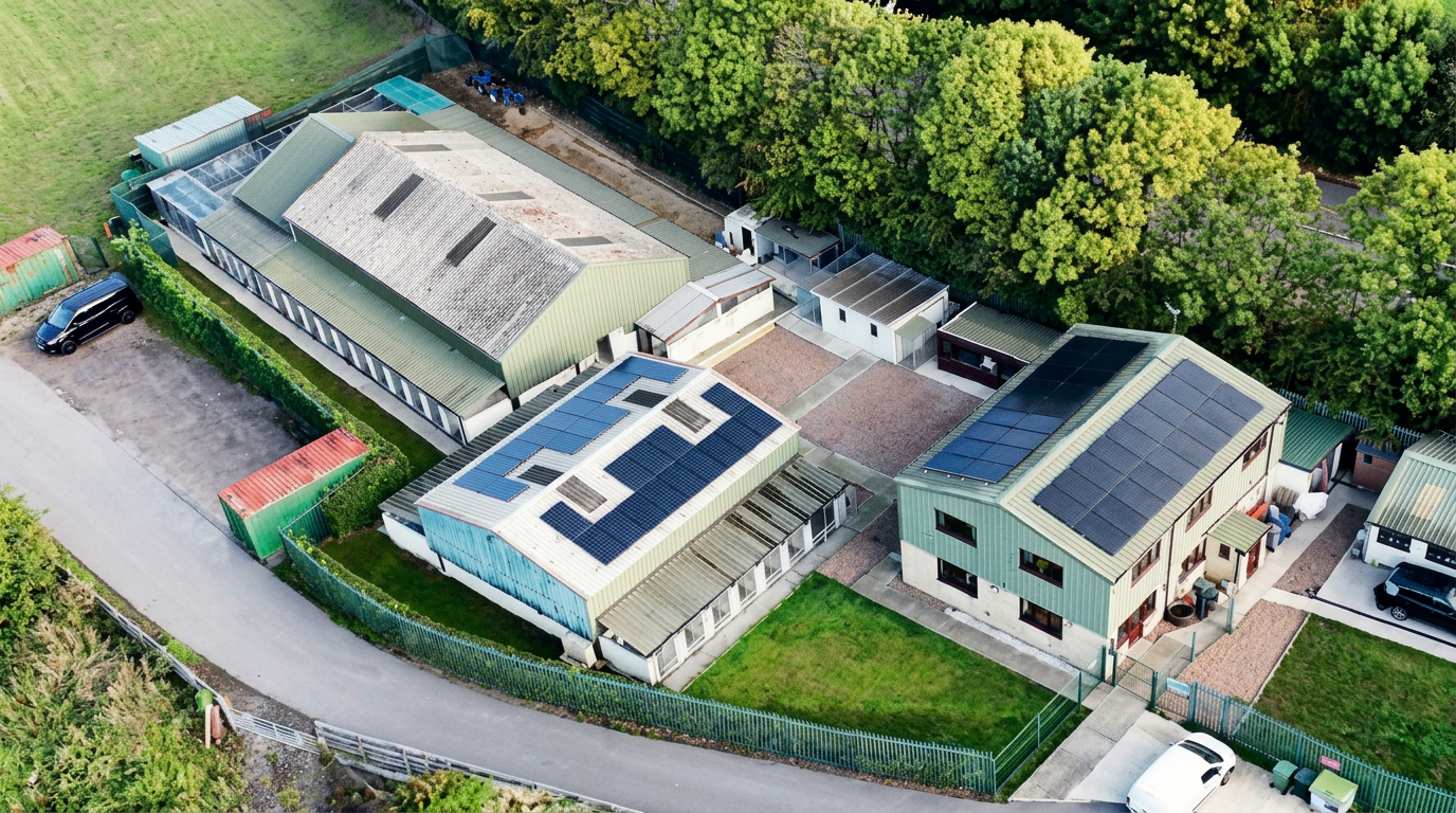 Brinsworth Boarding Kennels solar installation