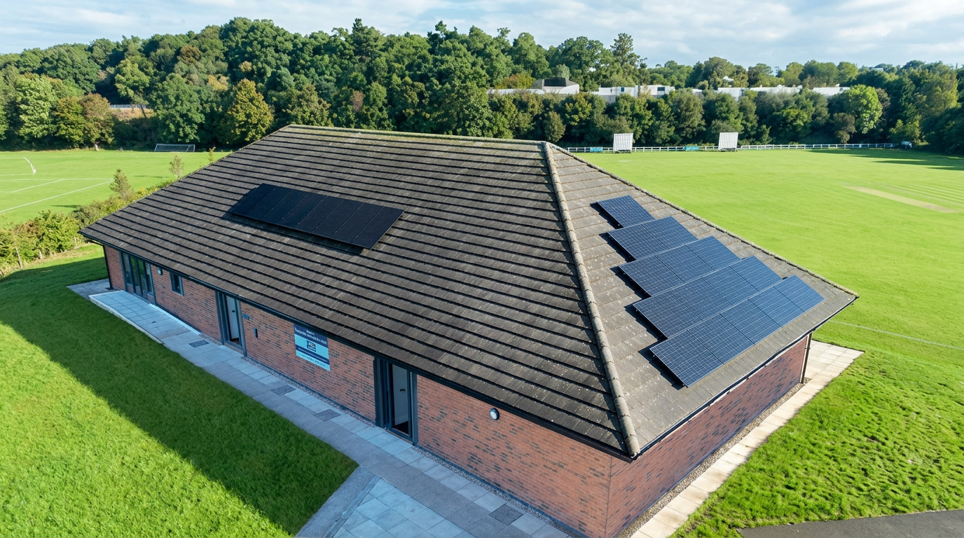 Lostock Cricket Club solar installation