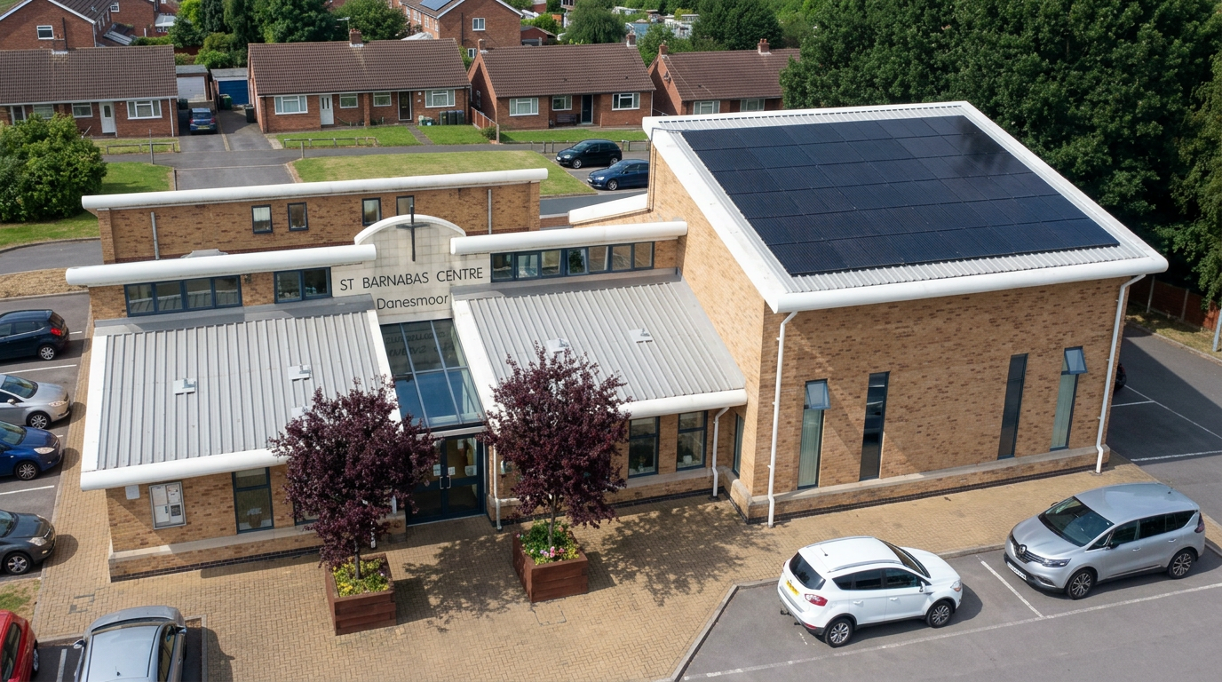 St. Barnabas Community Centre solar installation